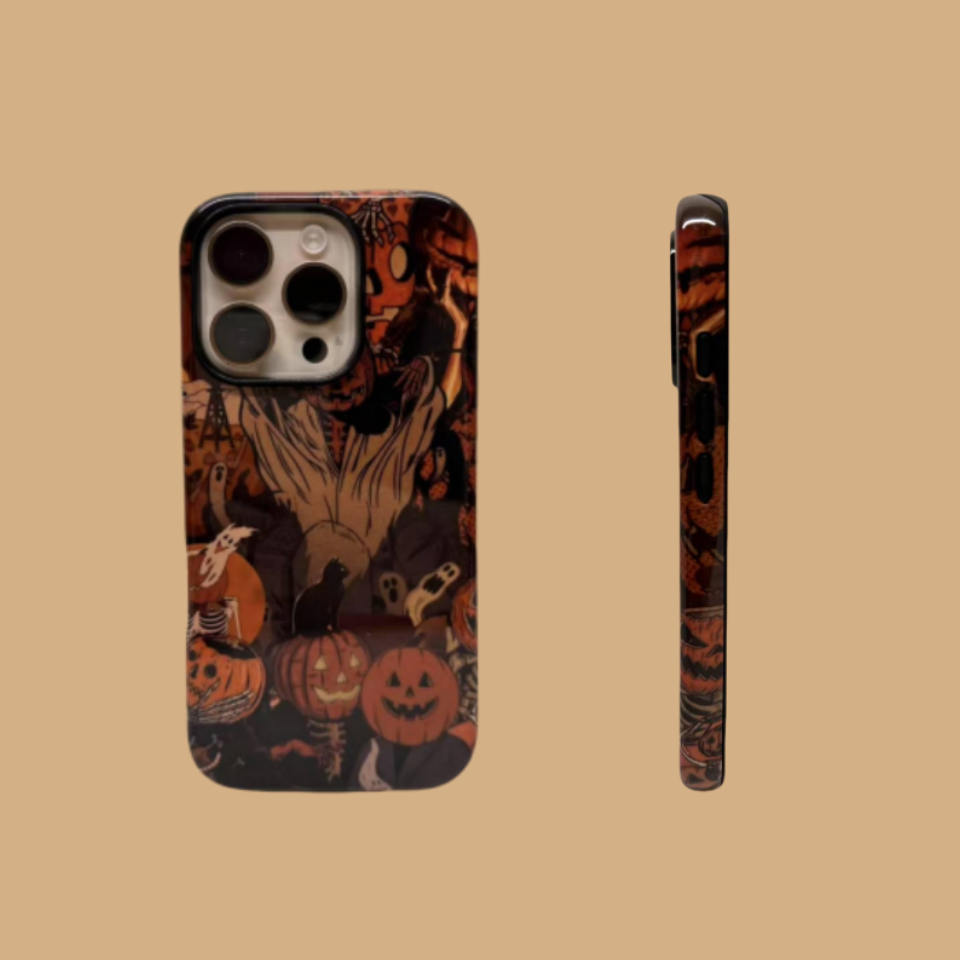 CAT ON PUMPKIN PHONE CASE