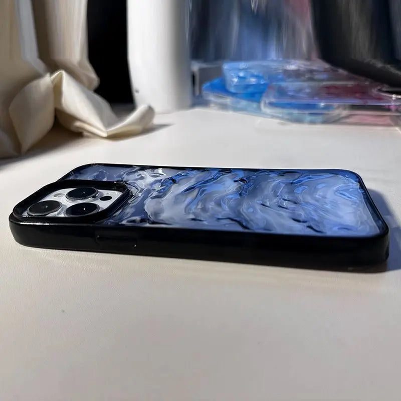 Where to buy niche design water ripple phone case