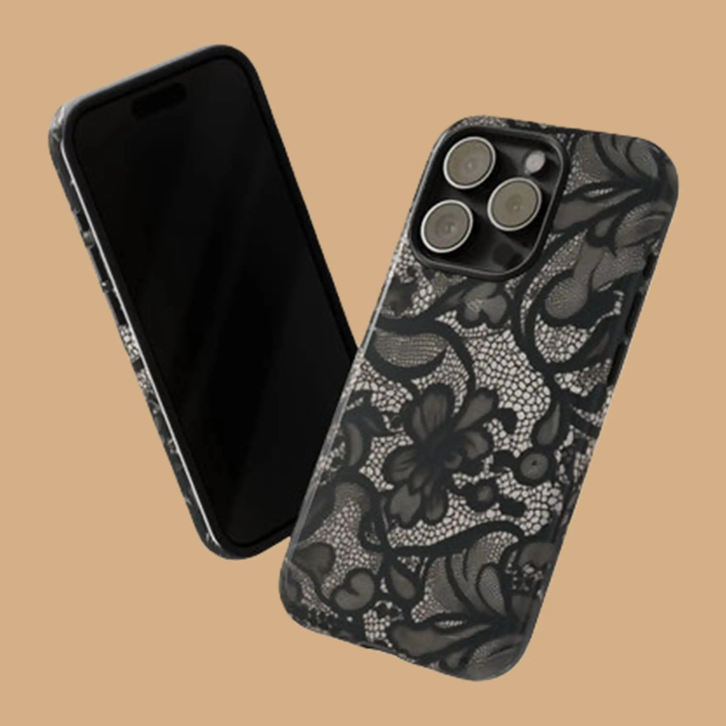 BLACK LACE VINTAGE PATTERN CASE mimocase