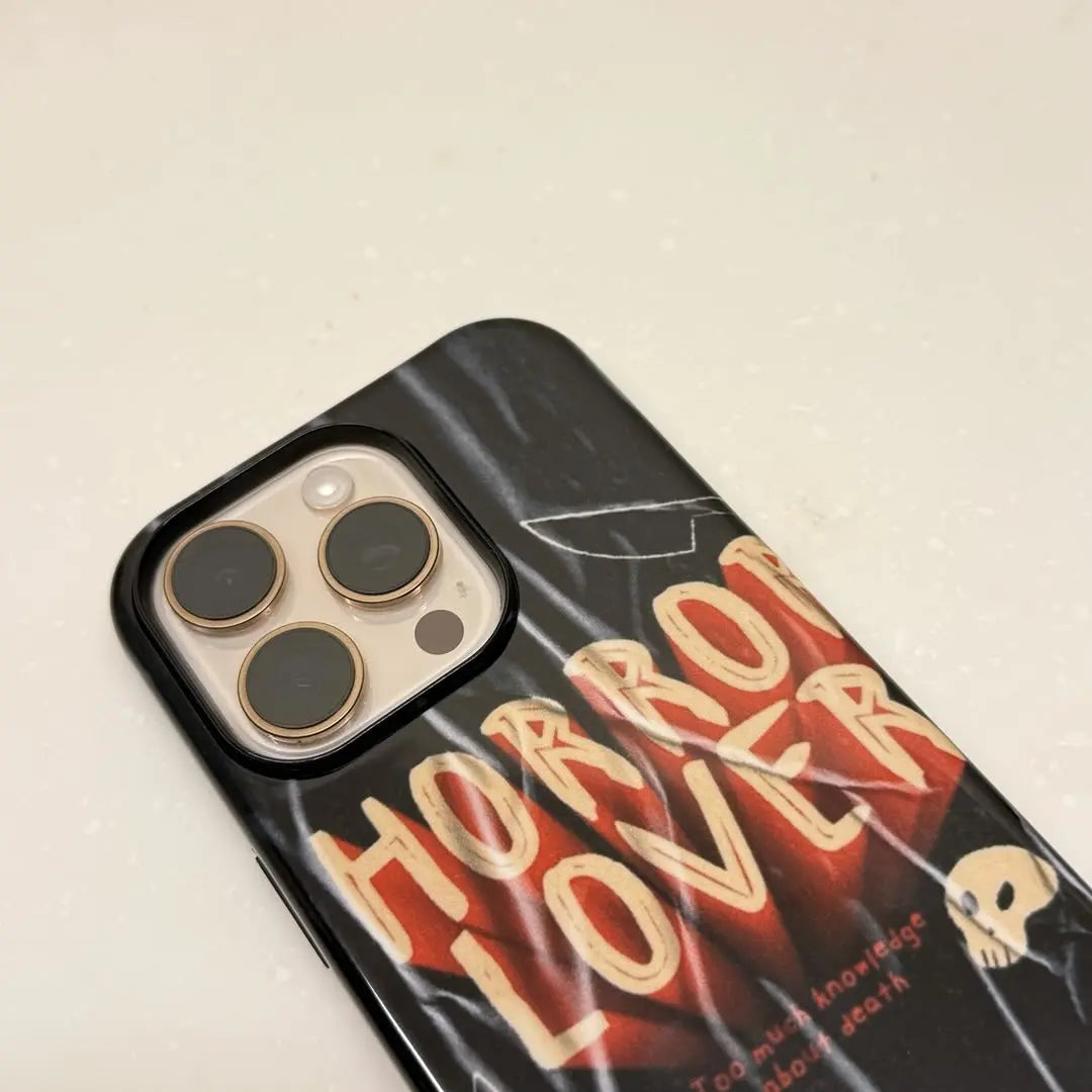 This Halloween phone case features a beautiful oil painting style of a skeleton lying in flowers, blending life and death for a unique artistic touch.