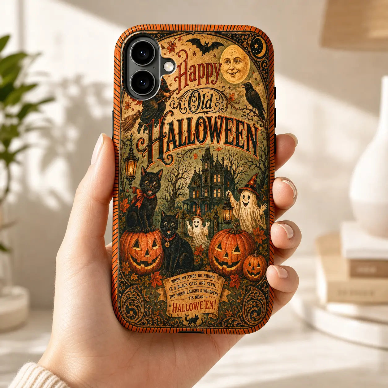 Happy Old Halloween Vintage Phone Case mimocase