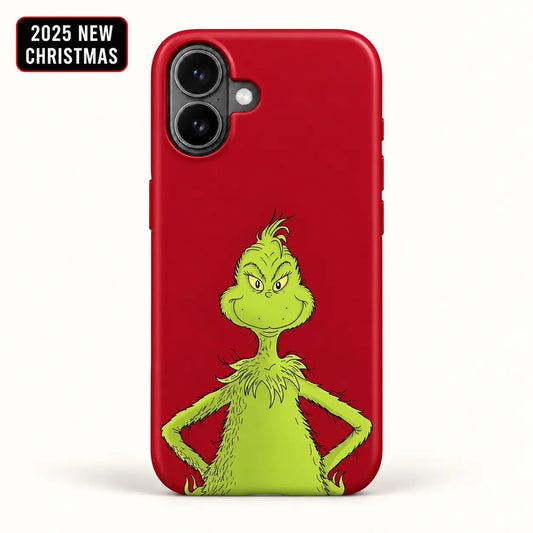Red Mean One Christmas phone case for iPhone with 2025 New Christmas badge