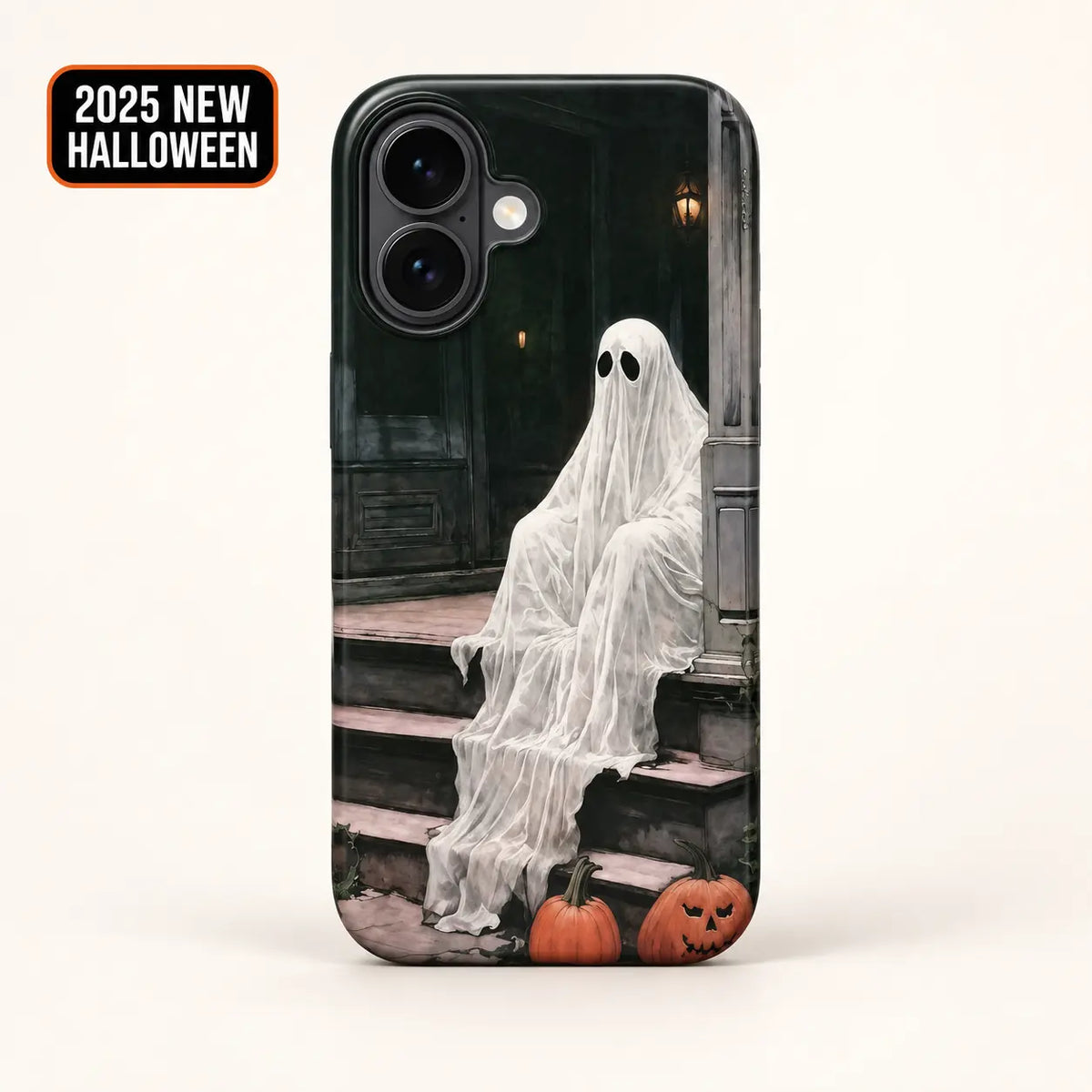 White ghost porch phone case for Samsung Galaxy S26