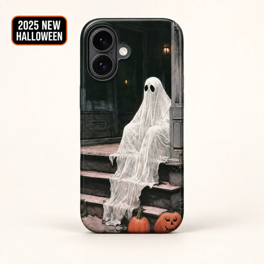 White ghost porch phone case for Samsung Galaxy S26