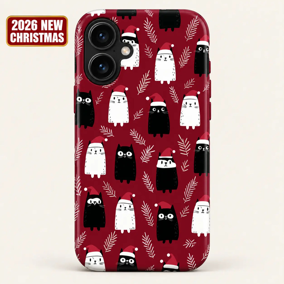 Santa Cats Christmas Phone Case mimocase