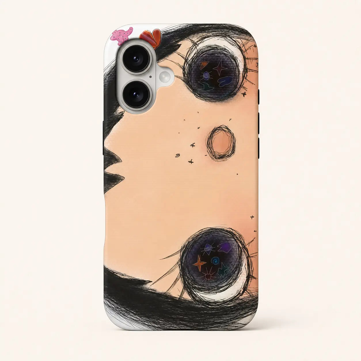 BIG EYES COMIC GIRL PHONE CASE QT21 mimocase