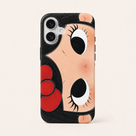 BIG EYES COMIC GIRL PHONE CASE QT24 mimocase