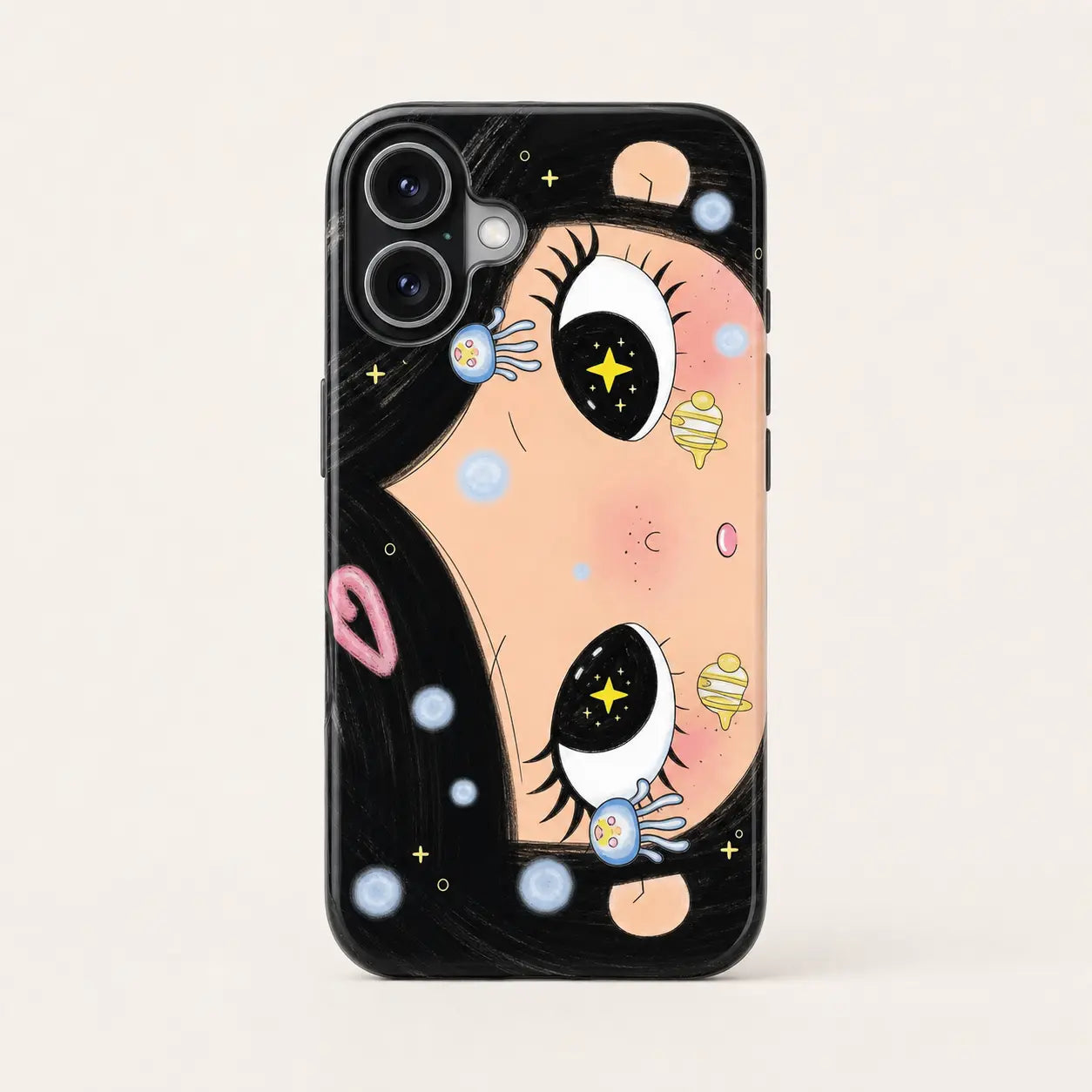 BIG EYES COMIC GIRL PHONE CASE QT31 mimocase