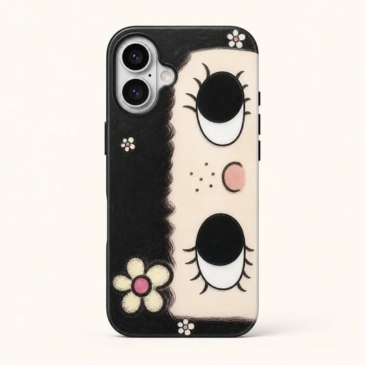 BIG EYES COMIC GIRL PHONE CASE QT27 mimocase