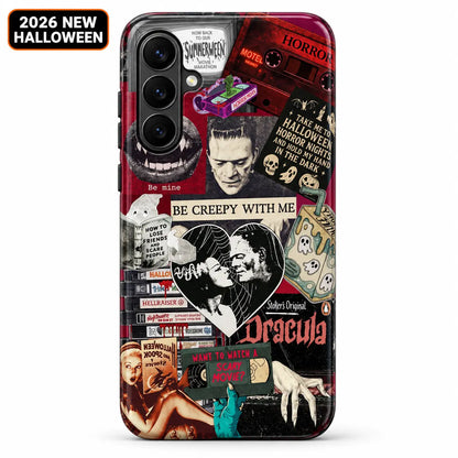 Retro Horror Movie Collage Phone Case mimocase