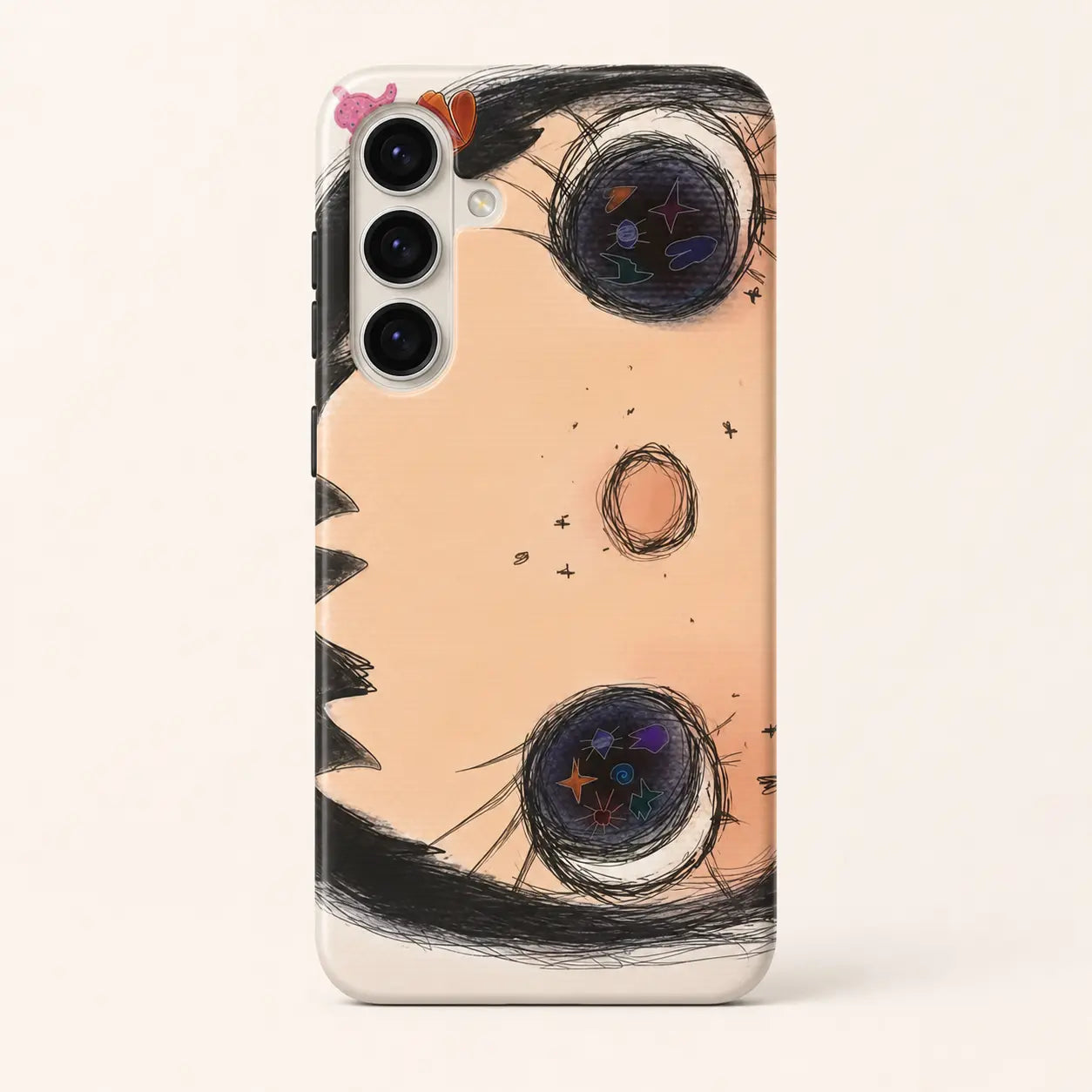 BIG EYES COMIC GIRL PHONE CASE QT21 mimocase