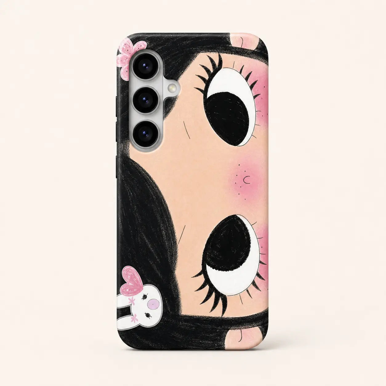 BIG EYES COMIC GIRL PHONE CASE QT22 mimocase