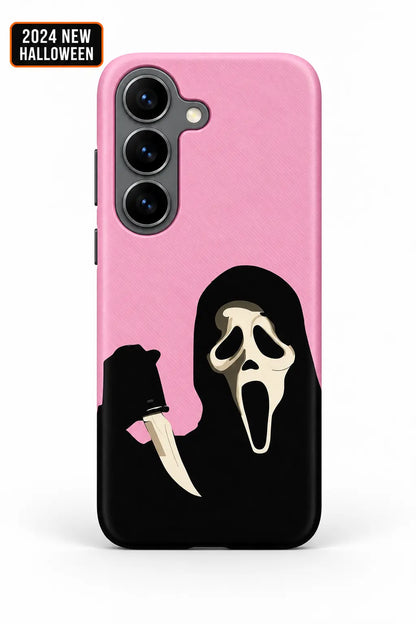 Pink scream mask film phone case for Samsung Galaxy S26
