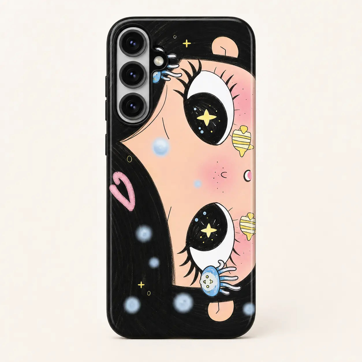 BIG EYES COMIC GIRL PHONE CASE QT31 mimocase