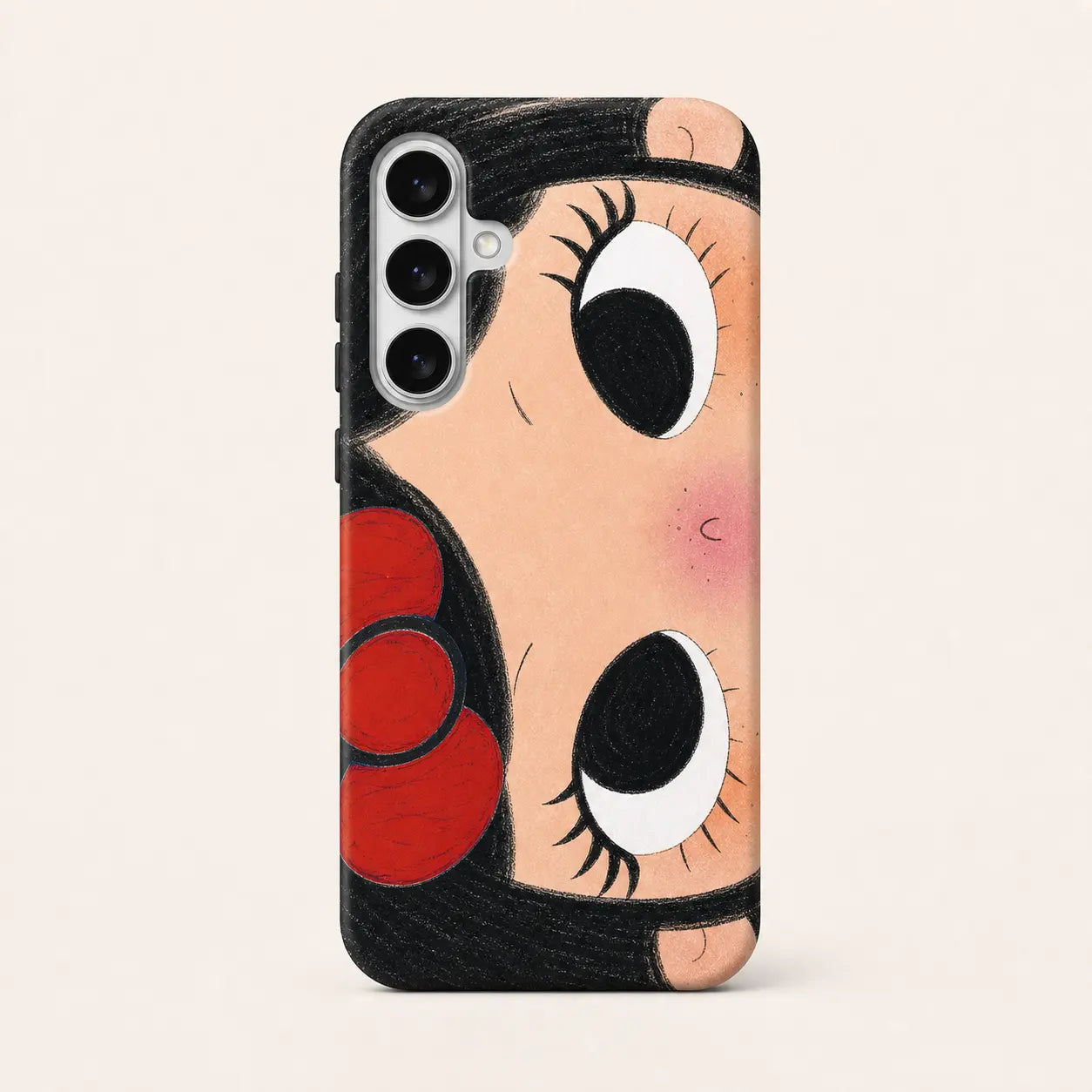 BIG EYES COMIC GIRL PHONE CASE QT24 mimocase