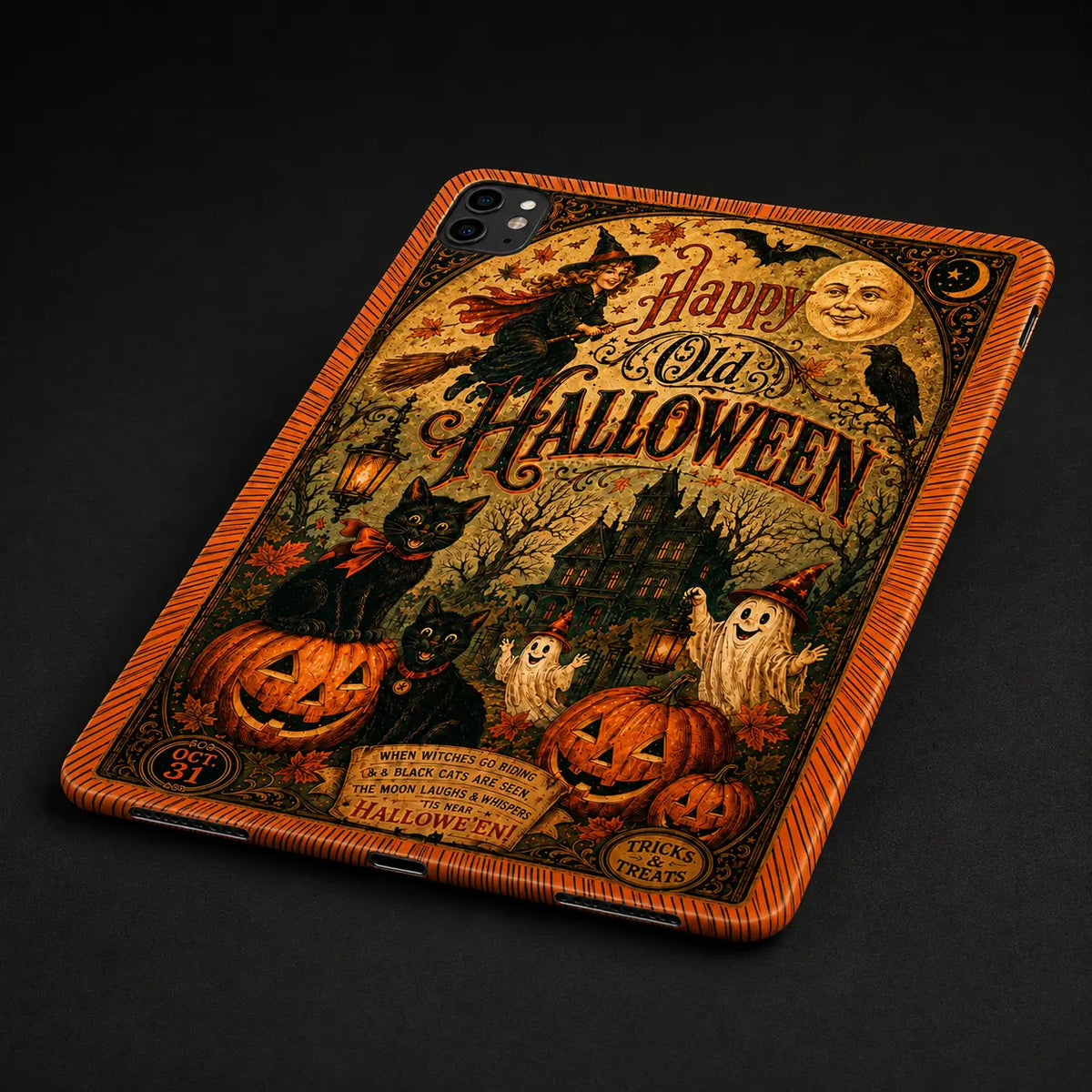 Happy Old Halloween Vintage iPad Case mimocase