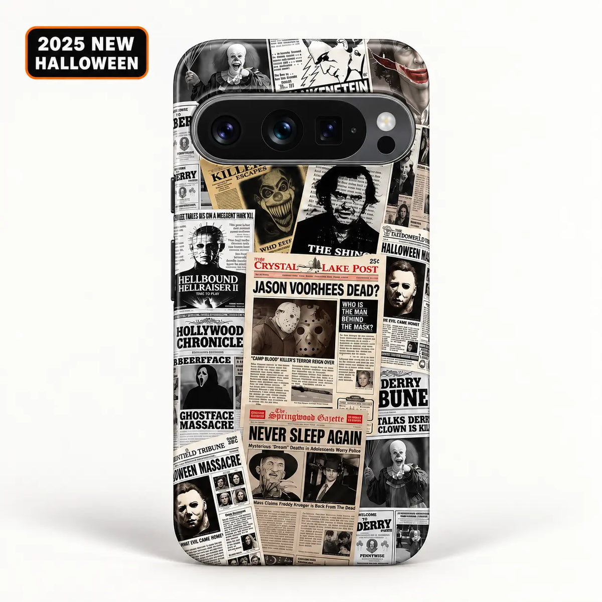 Vintage horror collage case for Google Pixel 10 Pro XL