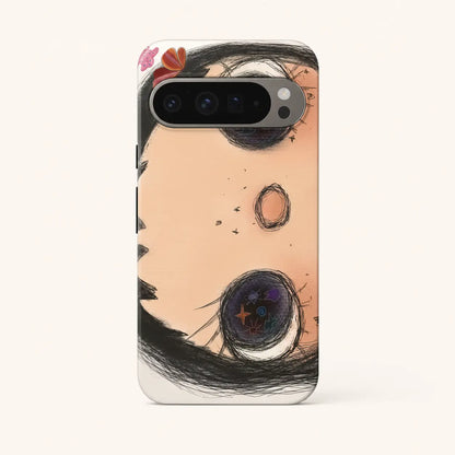 BIG EYES COMIC GIRL PHONE CASE QT21 mimocase