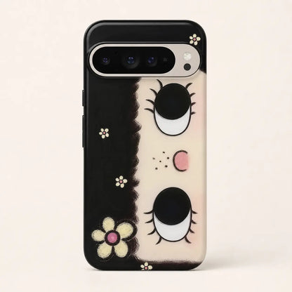 BIG EYES COMIC GIRL PHONE CASE QT27 mimocase
