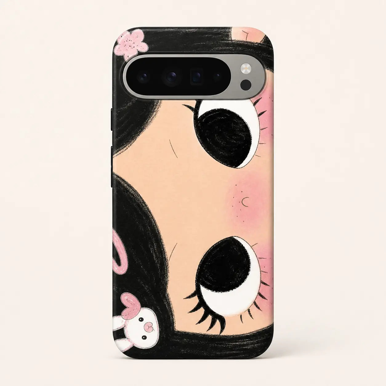 BIG EYES COMIC GIRL PHONE CASE QT22 mimocase
