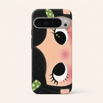 BIG EYES COMIC GIRL PHONE CASE QT23 mimocase