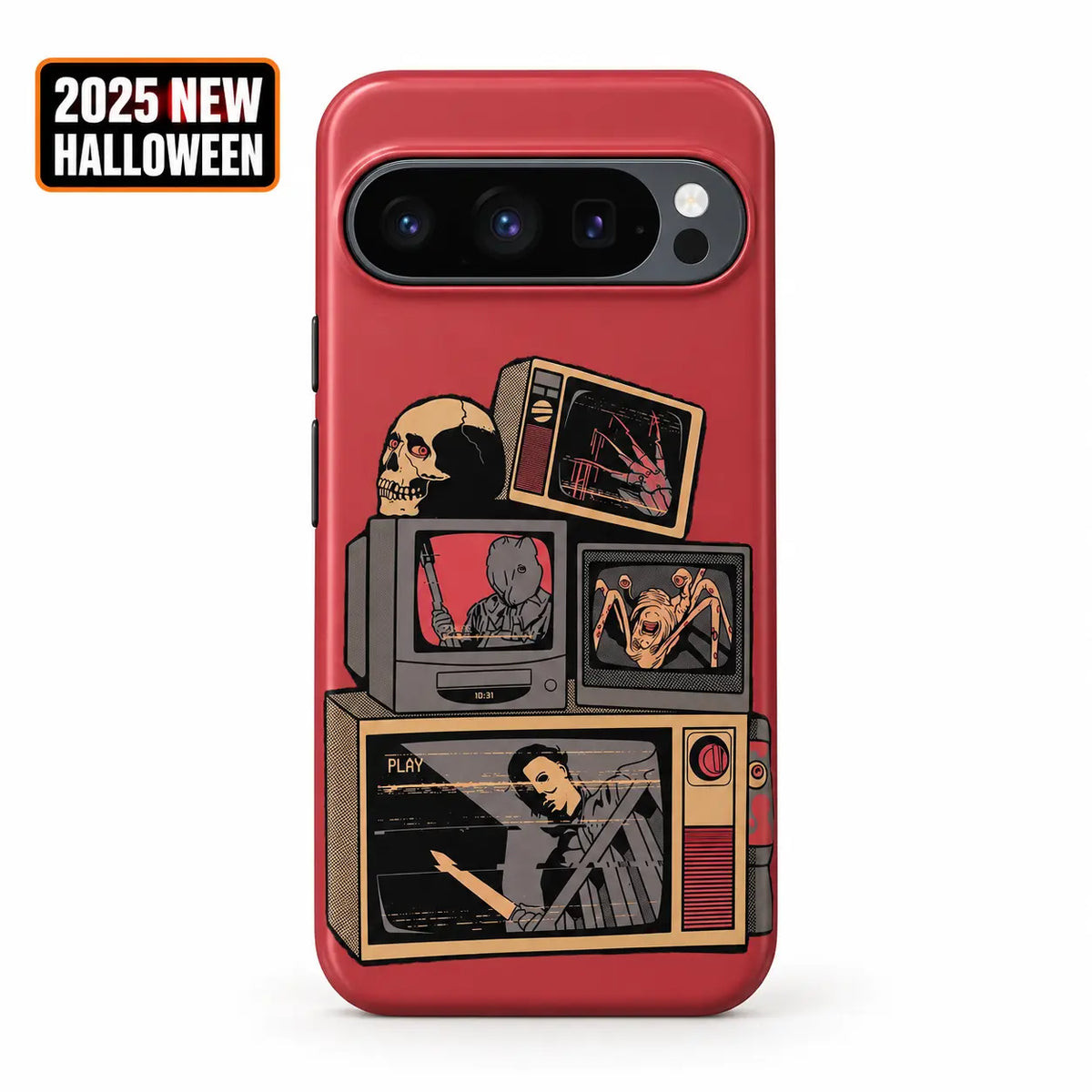 Retro Horror TV case for Google Pixel 10 Pro XL