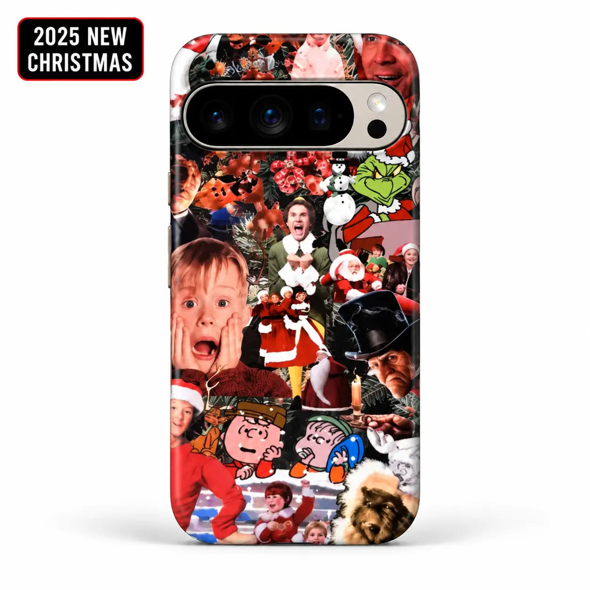 Classic holiday movie collage phone case for Google Pixel 10 Pro XL