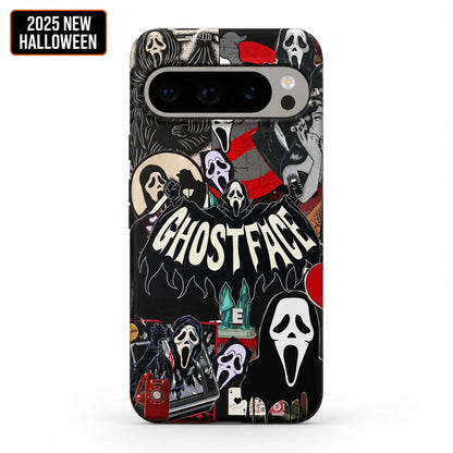 Ghostface horror collage phone case for Google Pixel 10 Pro XL