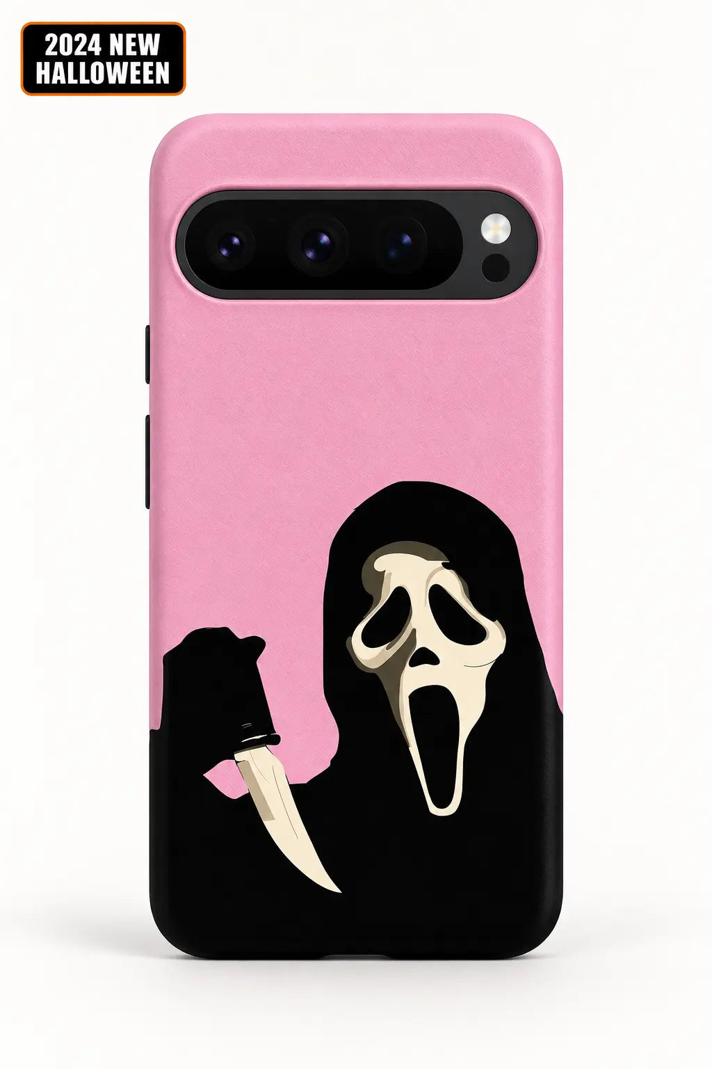 Pink scream mask phone case for Google Pixel 10 Pro XL