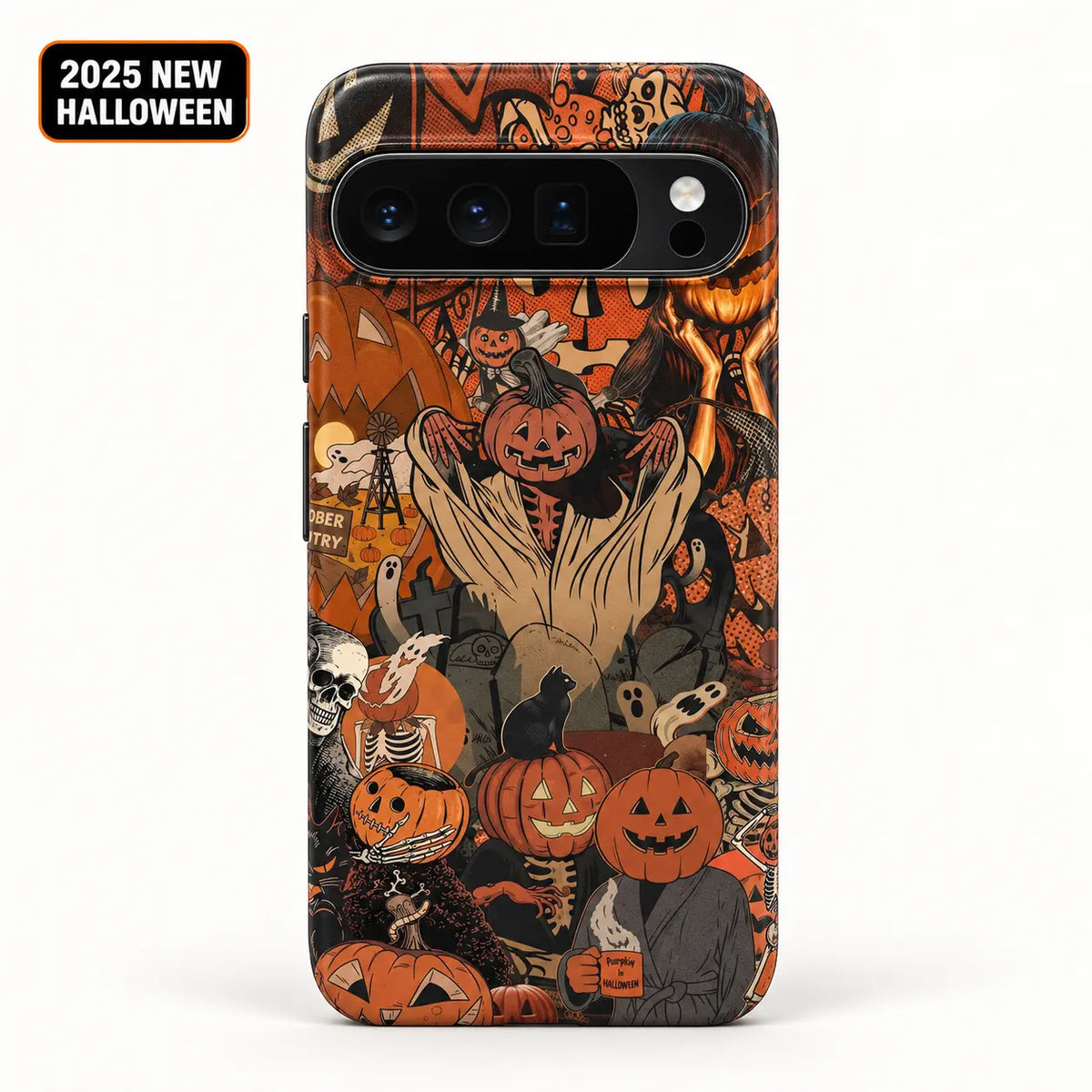 Dark vintage Halloween case for Google Pixel
