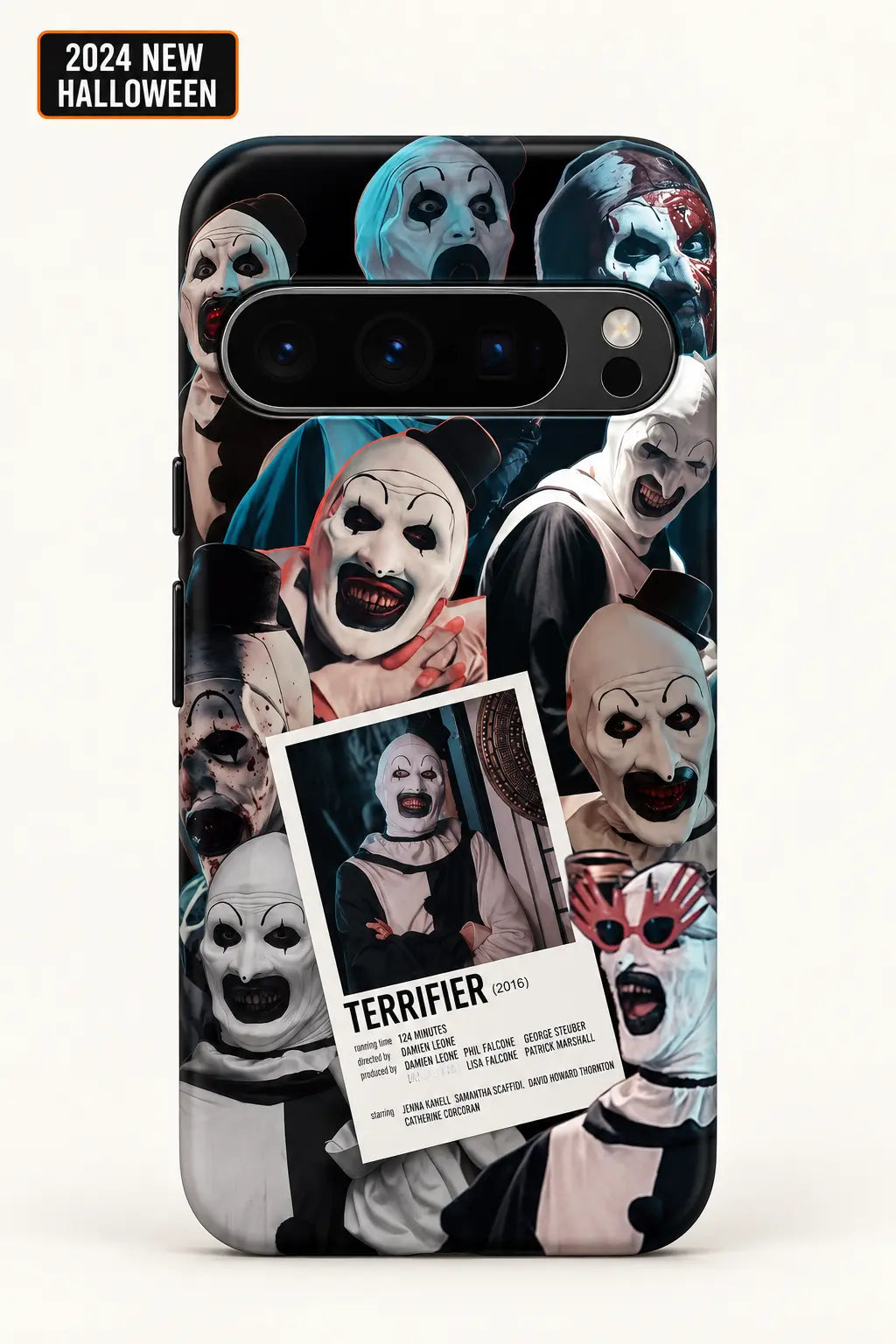 Terrifier horror collage phone case for Google Pixel 10 Pro XL