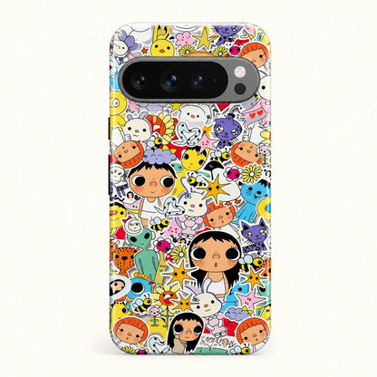 BIG EYES COMIC GIRL PHONE CASE QT43 mimocase