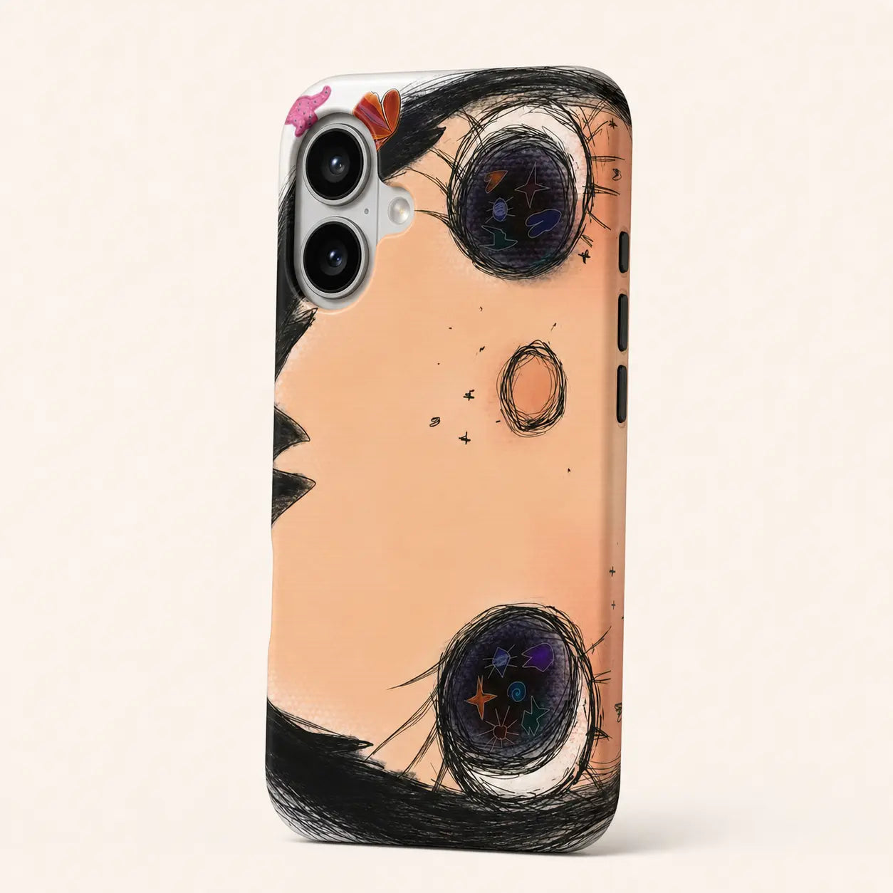 BIG EYES COMIC GIRL PHONE CASE QT21 mimocase