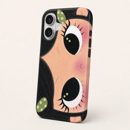 BIG EYES COMIC GIRL PHONE CASE QT23 mimocase