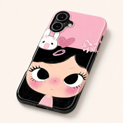 BIG EYES COMIC GIRL PHONE CASE QT32 mimocase