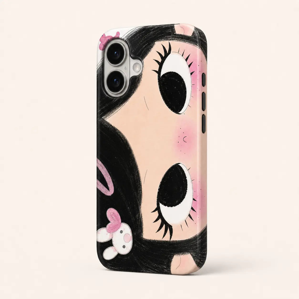 BIG EYES COMIC GIRL PHONE CASE QT22 mimocase