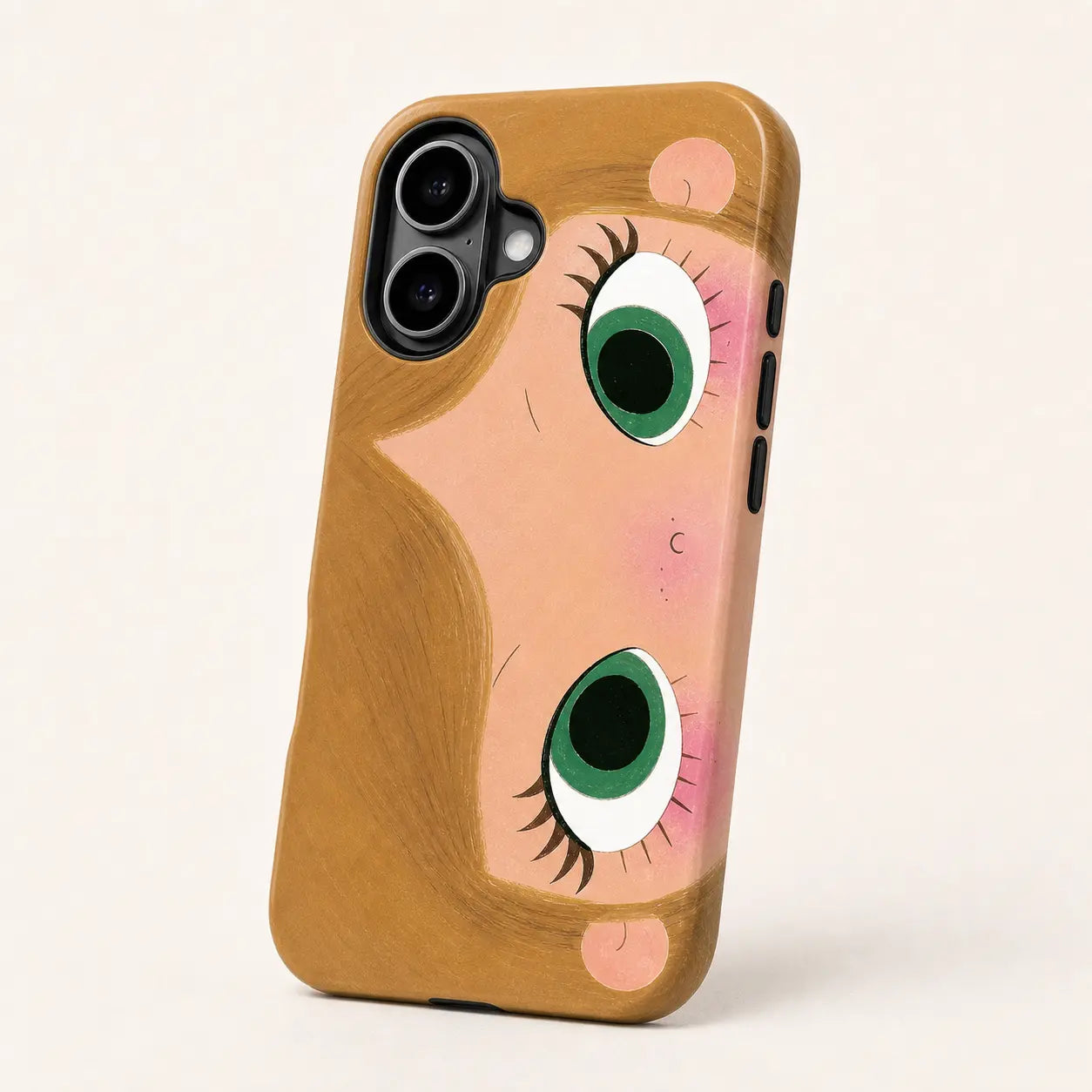 BIG EYES COMIC GIRL PHONE CASE QT25 mimocase