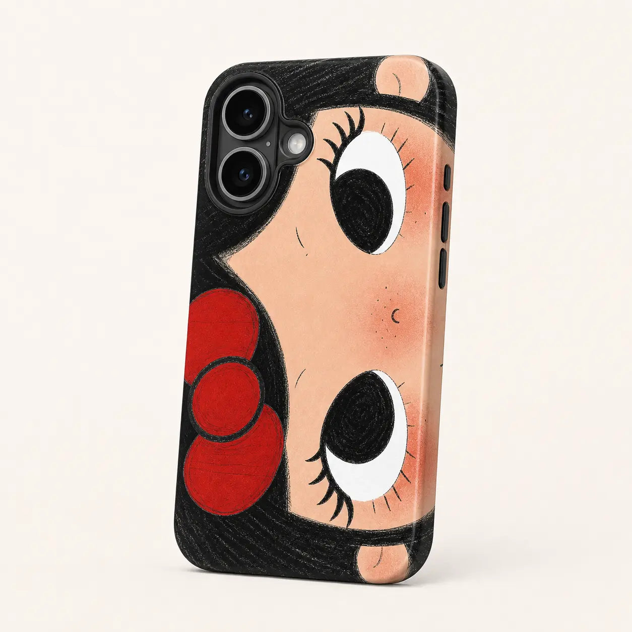 BIG EYES COMIC GIRL PHONE CASE QT24 mimocase
