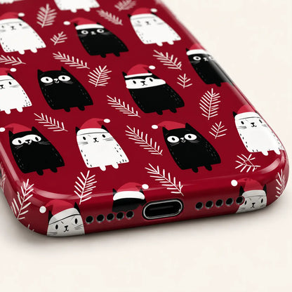 Santa Cats Christmas Phone Case mimocase
