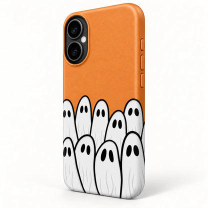 Side button detail of A Bunch of Ghosts film phone case