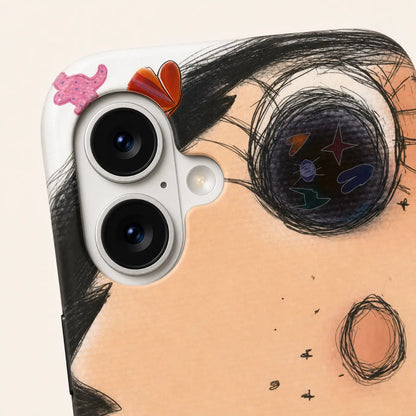 BIG EYES COMIC GIRL PHONE CASE QT21 mimocase