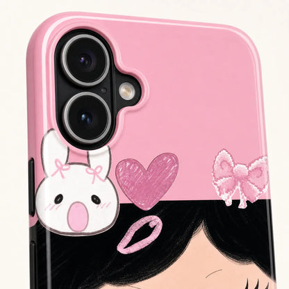 BIG EYES COMIC GIRL PHONE CASE QT32 mimocase