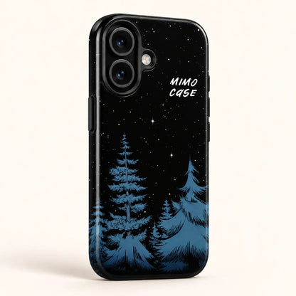 Midnight Pine Forest Phone Case mimocase