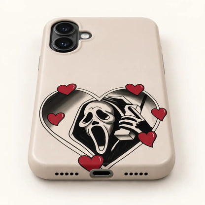 Bottom port and speaker detail of Sweet Scream iPhone case