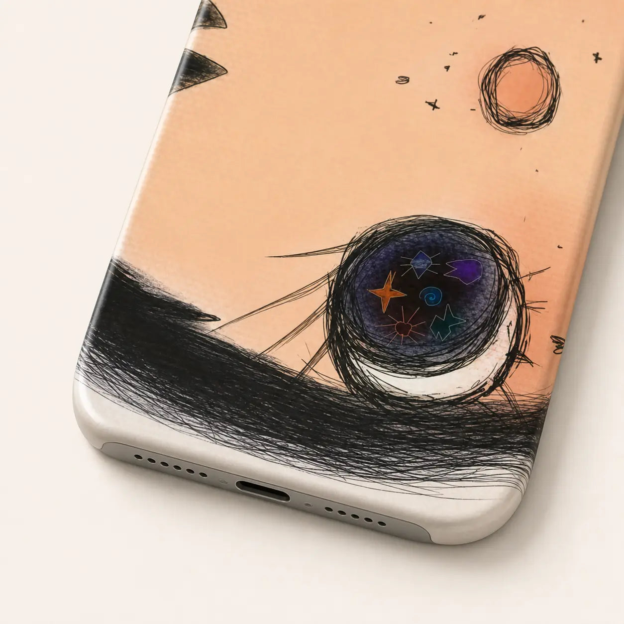BIG EYES COMIC GIRL PHONE CASE QT21 mimocase