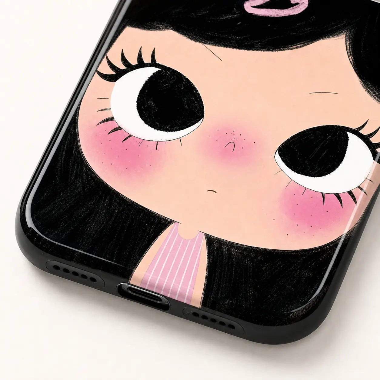 BIG EYES COMIC GIRL PHONE CASE QT32 mimocase