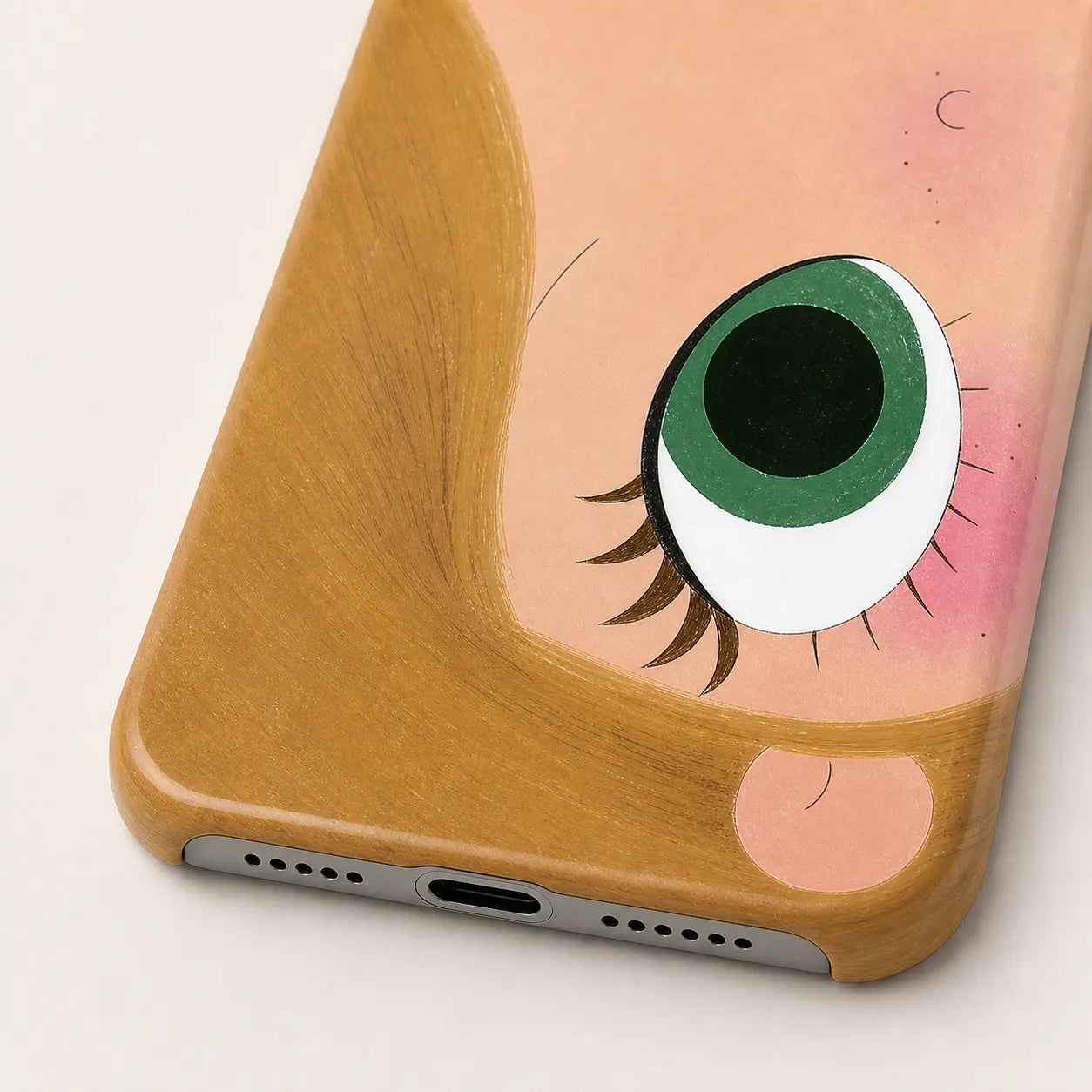 BIG EYES COMIC GIRL PHONE CASE QT25 mimocase