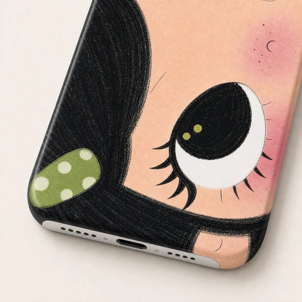 BIG EYES COMIC GIRL PHONE CASE QT23 mimocase