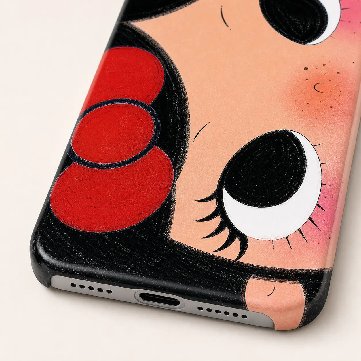 BIG EYES COMIC GIRL PHONE CASE QT24 mimocase