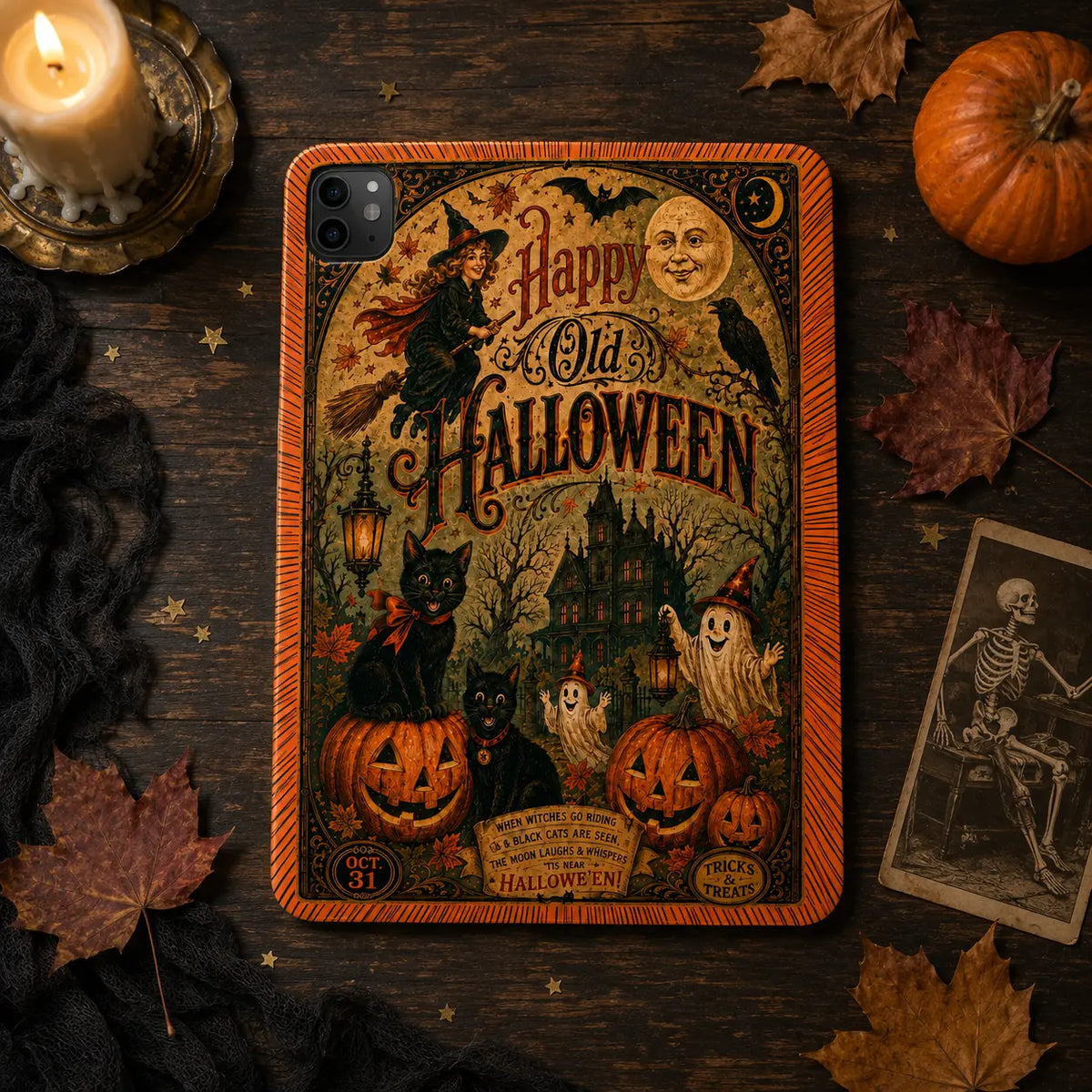 Happy Old Halloween Vintage iPad Case mimocase